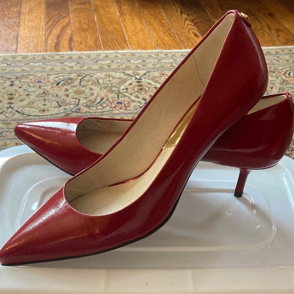 Michael Kors Red Pointed Toe Heels